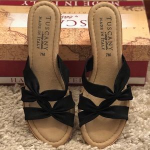 Tuscany by Easy Street Cork Wedges